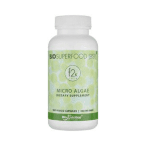 A bottle of micro algae supplement